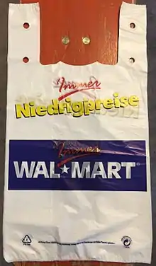 Plastiktüten von Walmart Deutschland