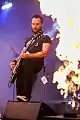 Gitarrist Dominik Prause beim Club Thing Open Air 2014