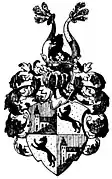 Gemehrtes Wappen derer von Walterskirchen, 1546