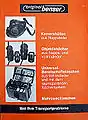 Prospekt „Original Benser“ Kamera-Zubehör