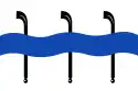 Flagge des Ortes Wamel