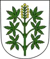 Hanfstängel (männlich) im Wappen von Wangen-Brüttisellen, Schweiz