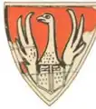 Wappen Altteufen auf dem Wappenfries im Haus zum Loch in Zürich