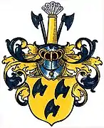 Wappen derer von Bardeleben in Spießens Wappenbuch des Westfälischen Adels