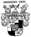 Wappen derer von Diepenbrock-Empel bei Johann Siebmacher