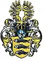 Variante des Wappens derer von Dorfeld im Wappen­buch des West­fälischen Adels