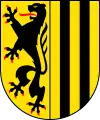 In der Zeit der DDR ab 1986 genutztes Wappen Dresdens