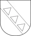 Altes Wappen derer von Bruchsal (de Bruchsella)