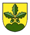 Wappen von Sailauf-Eichenberg(Bayern)redend auf Dreiberg