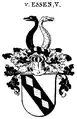 Wappen derer von Essen bei Siebmacher (1901)