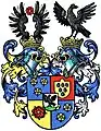 Wappen der Freiherren von Vogelius (1758)