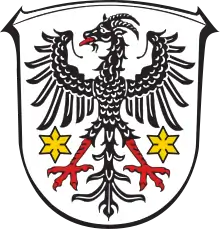 Ziegenkopfadler im Wappen von Gemünden (Wohra)