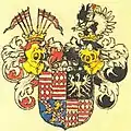 Das Wappen derer von Mansfeld ab 1481 in Siebmachers Wappenbuch von 1605