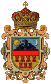 Wappen des Großfürstentums Siebenbürgen von 1765 bis 1867