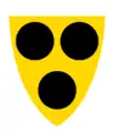 Wappen der Familie Gronsfeld in Gold