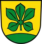 gebogener Schildfuß (über grünem Hügel … (Bogenfuß,Hohenfelde DE))