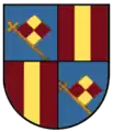 Wappen der ehemaligen Gemeinde Hohenstadt, heute Ahorn (in abweichender Tingierung)