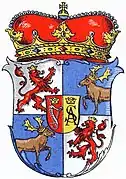 Wappen der Herzöge von Kurland a.&nbsp;d.&nbsp;H. Ketteler