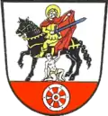 Das 1973 abgelöste Stadtwappen von Lorch