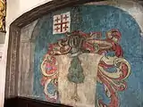 Wappen der Tschudi an St. Justus in Flums