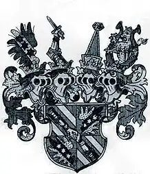 Wappen der Freiherrn Christalnigg von und zu Gillitzstein 1708