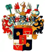 Wappen der Grafen von Kuefstein 1654