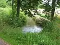 Der Mühlenkanal neben der Warme zur Neuen Mühle bei Zierenberg
