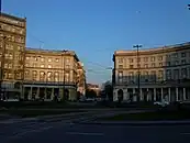 Die Aleja Wyzwolenia, die vom Plac Zbawiciela abgeht