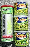 Wasabi-Produkte zum Knabbern