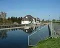 Oberwasser des Kraftwerks