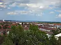 Blick aus der „Laterne“ auf die Kieler Förde