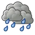 Vorhersage­symbol: „Regen­schauer“