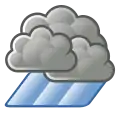 Vorhersage­symbol: „Regen“