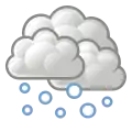 Vorhersage­symbol: „Schneefall“