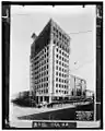 Weatherly Building und Oriental Theatre, Photographie vom 17. September 1927, bevor die Fassade aus Backsteinen und Terracotta fertiggestellt wurde
