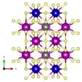 mit Blickrichtung parallel zur c-Achse