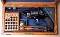 Webley WG (Government) Revolver Kaliber .455/476 in engl. Eichenholzkasten