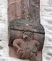 Bauschmuck an der Basilika in Wechselburg