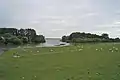 Mündung der Wedeler Au in die Elbe