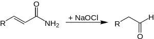 Weermann-Abbau Übersicht ungesättigte Carbonsäureamide
