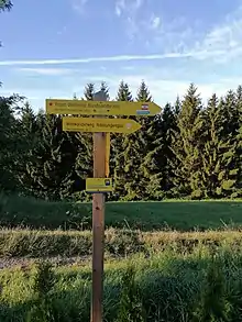 Wegmarkierung - Lebensweg Waldviertel