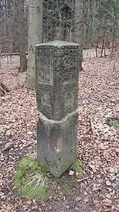 Wegweisersäule Fremdenweg - Großer Winterberg