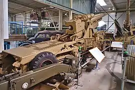 24-cm-Kanone 3 Ansicht von hinten