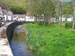 Weil (Fluss) in Rod an der Weil flussabwärts