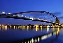 Dreiländerbrücke zwischen Huningue (F) und Weil am Rhein (D)