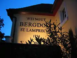 Früher Klostergut St.&nbsp;Lamprecht, heute Weingut