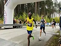 Weldu Negash Gebretsadik (gelbes Trikot) – Rang&nbsp;24