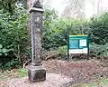 Halbmeilensäule im Wermsdorfer Wald