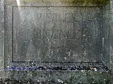 Denkmal für Josef Munzinger (1791–1855) und den Söhnen Wilhelm Munzinger (1826–1878), Walther Munzinger (1830–1873), Werner Munzinger (1832–1875) An der Werkhofstrasse neben dem Konzertsaal Solothurn.