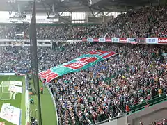 Westkurve nach dem Umbau